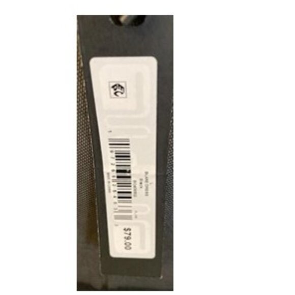 BLACK STEVE MADDEN AMSYMETRIC HEM DRESS - Picture 7 of 8